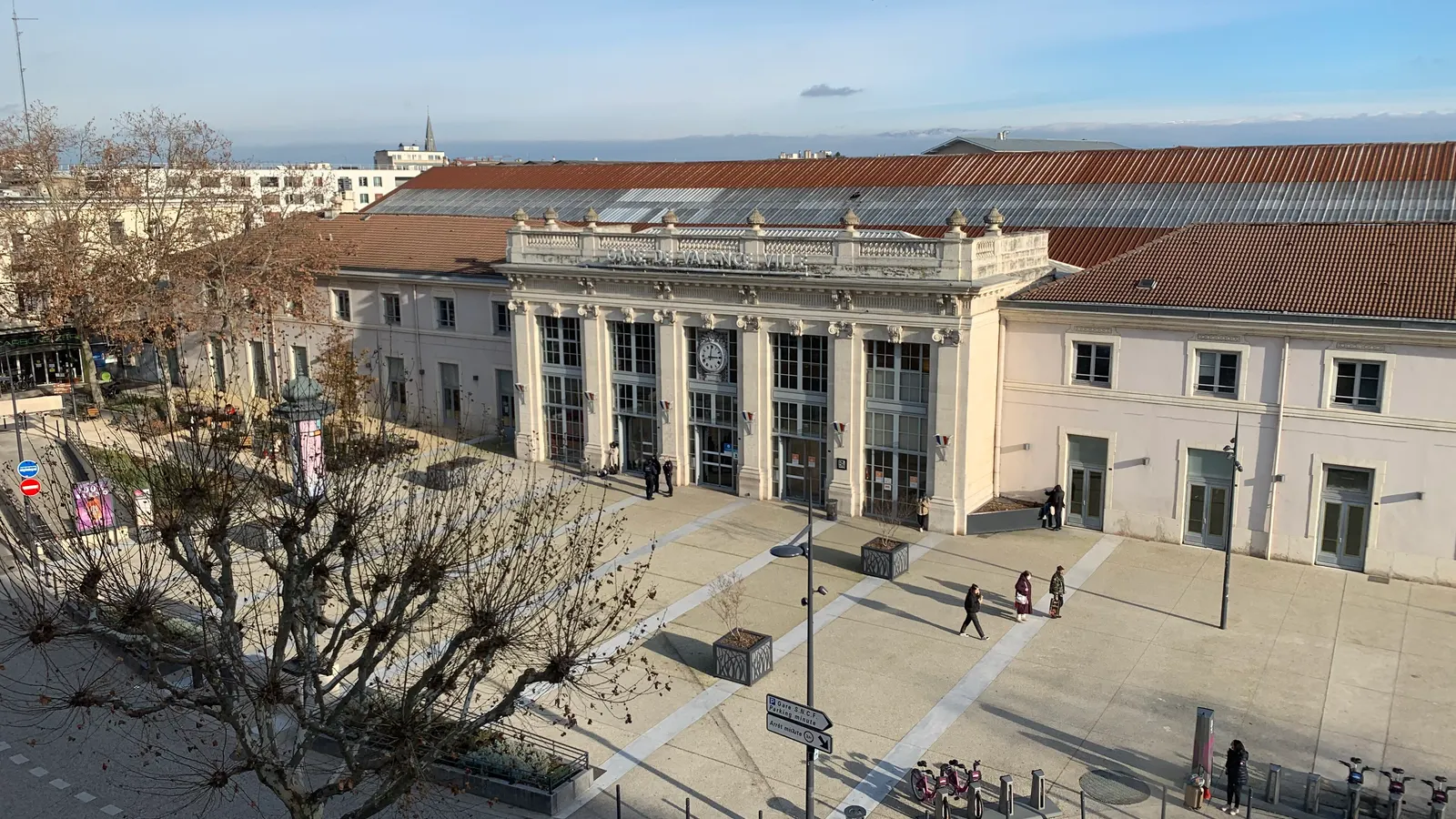 La gare de Valence-Ville